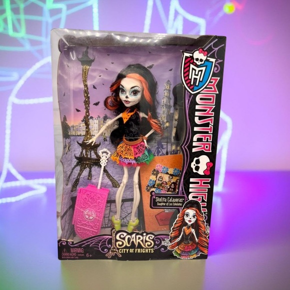 Monster High Skelita Calaveras Monster High Scaris Dolls NIB Discontinued - Picture 11 of 11